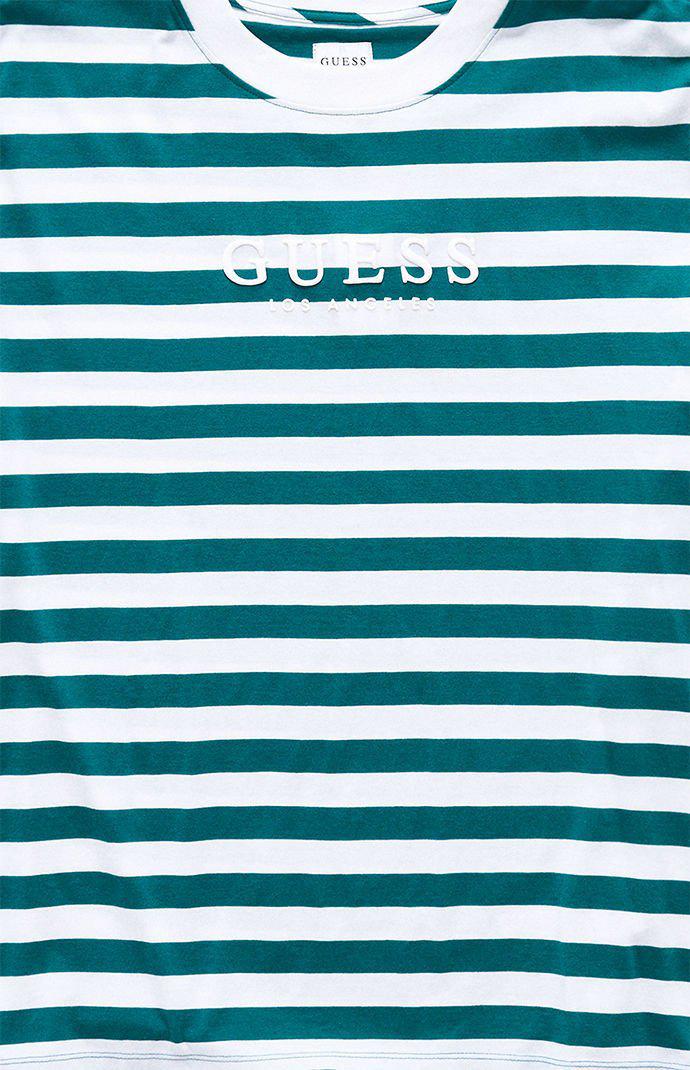 teal guess shirt