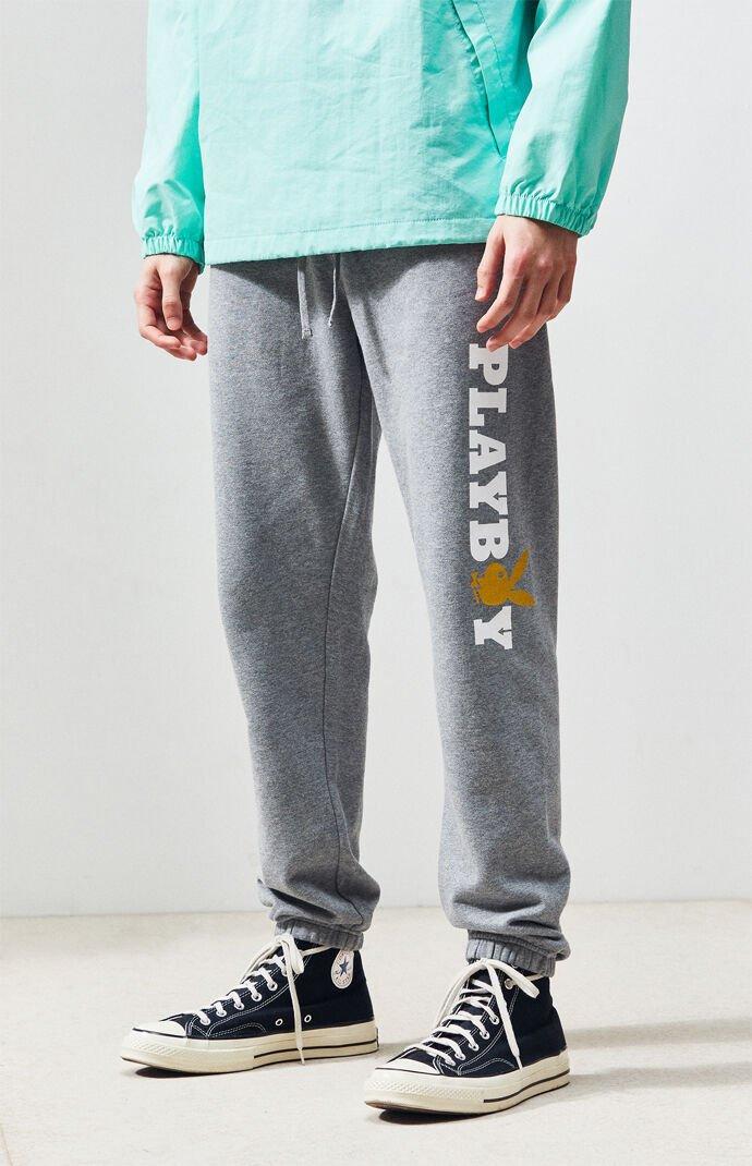 grey playboy sweatpants