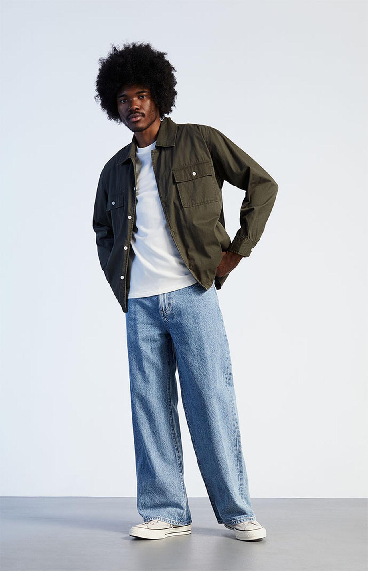 PacSun Eco Medium Wash Extreme Baggy Jeans In Blue For Men Lyst pacsun-eco-medium-wash-extreme-baggy-jeans-in-blue-for-men-lyst