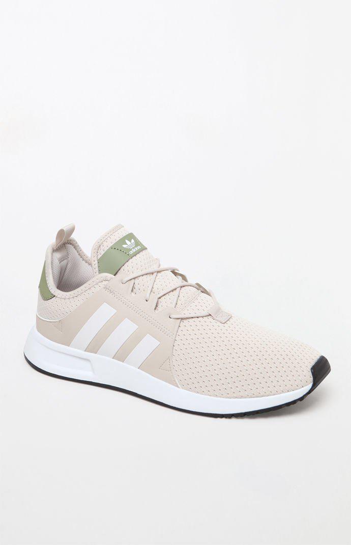 adidas Leather X_ Plr Knit Tan Shoes in 
