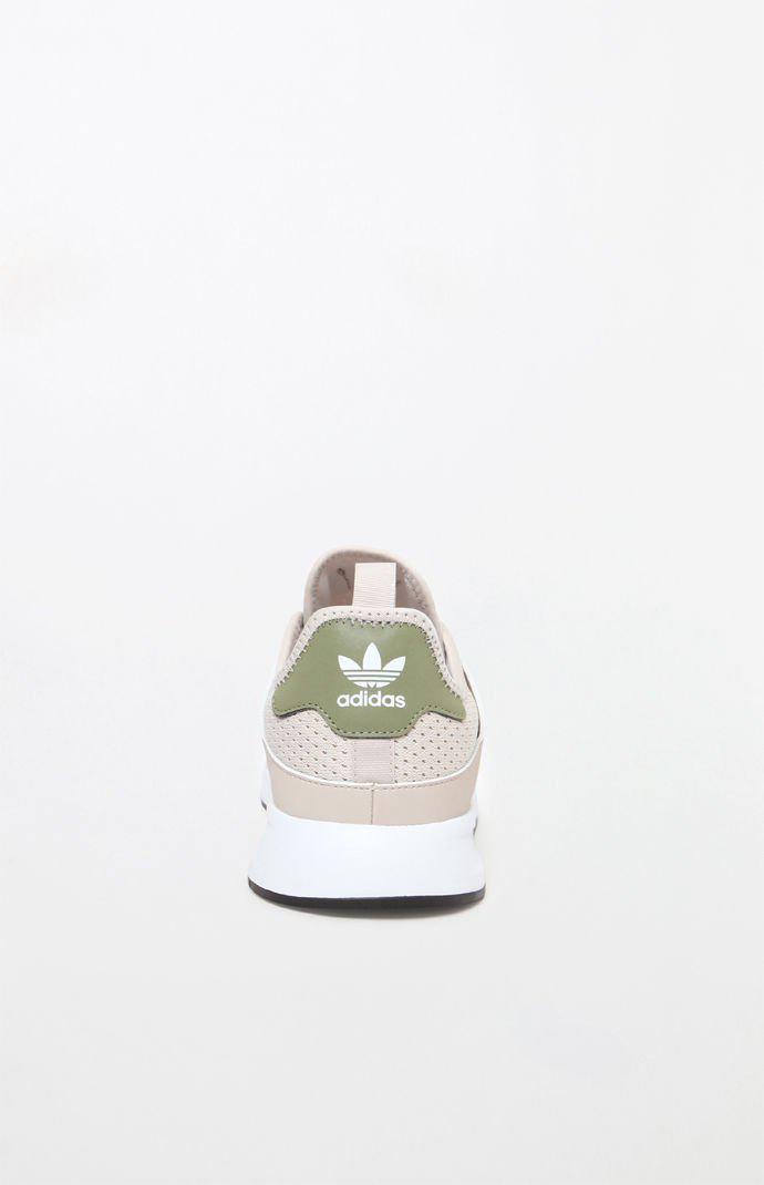 adidas Leather X_ Plr Knit Tan Shoes in 
