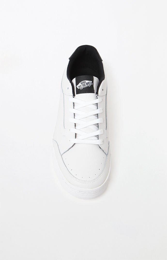 Vans Leather Sporty Highland Shoes in White/Black (White) for Men - Lyst
