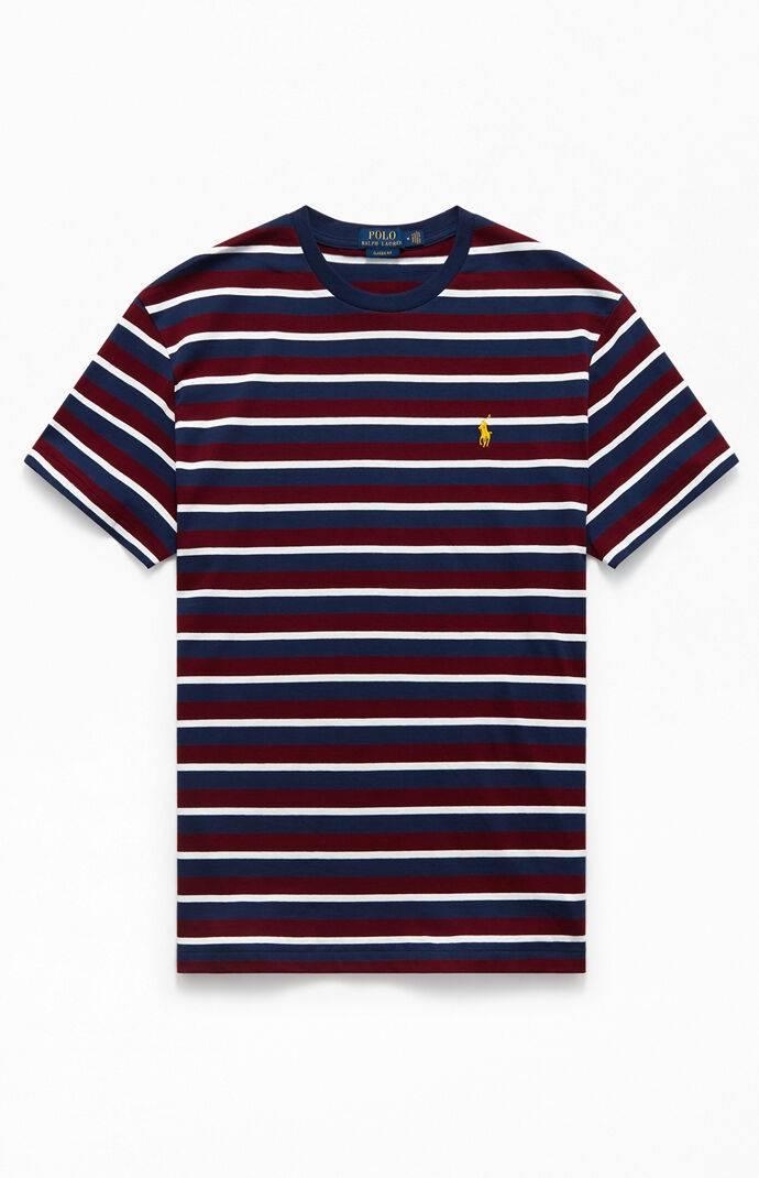 Polo Ralph Lauren Red White & Blue Animated Cn Striped T-shirt for 