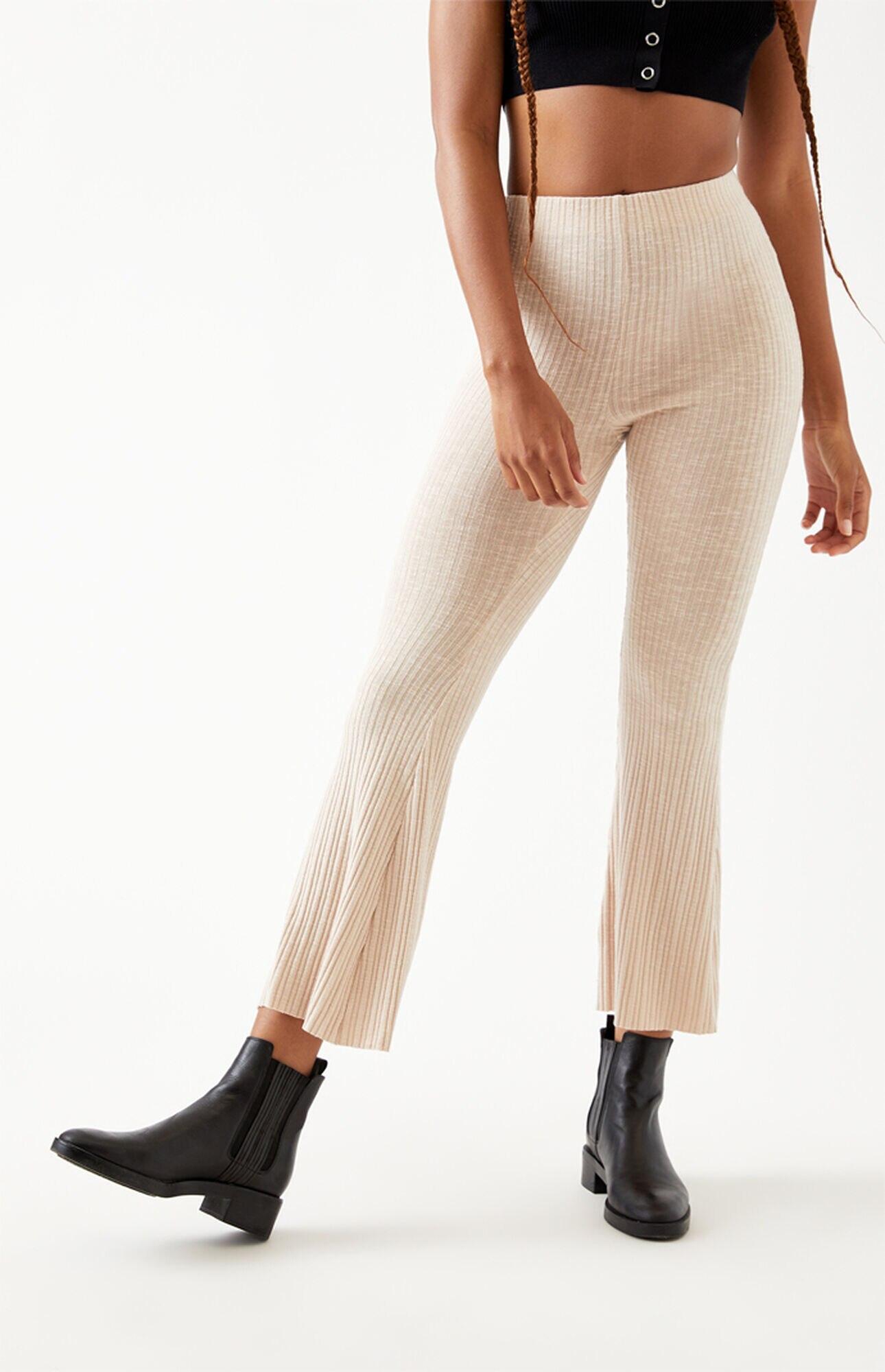 PacSun Ribbed Flare Pants | Lyst