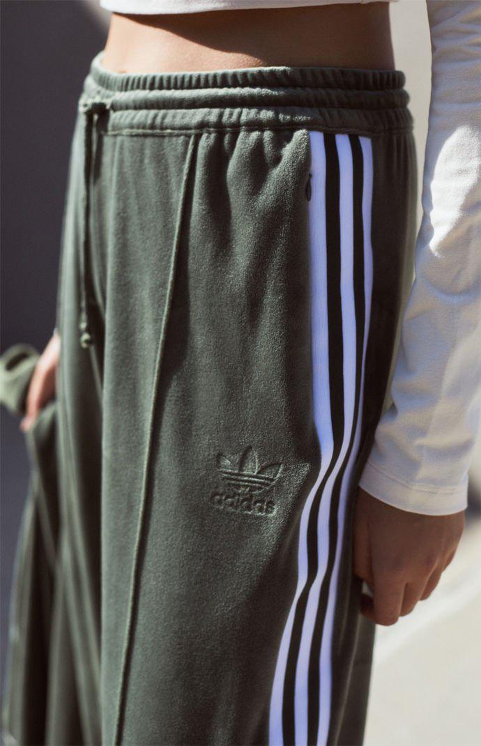 adidas velour shorts