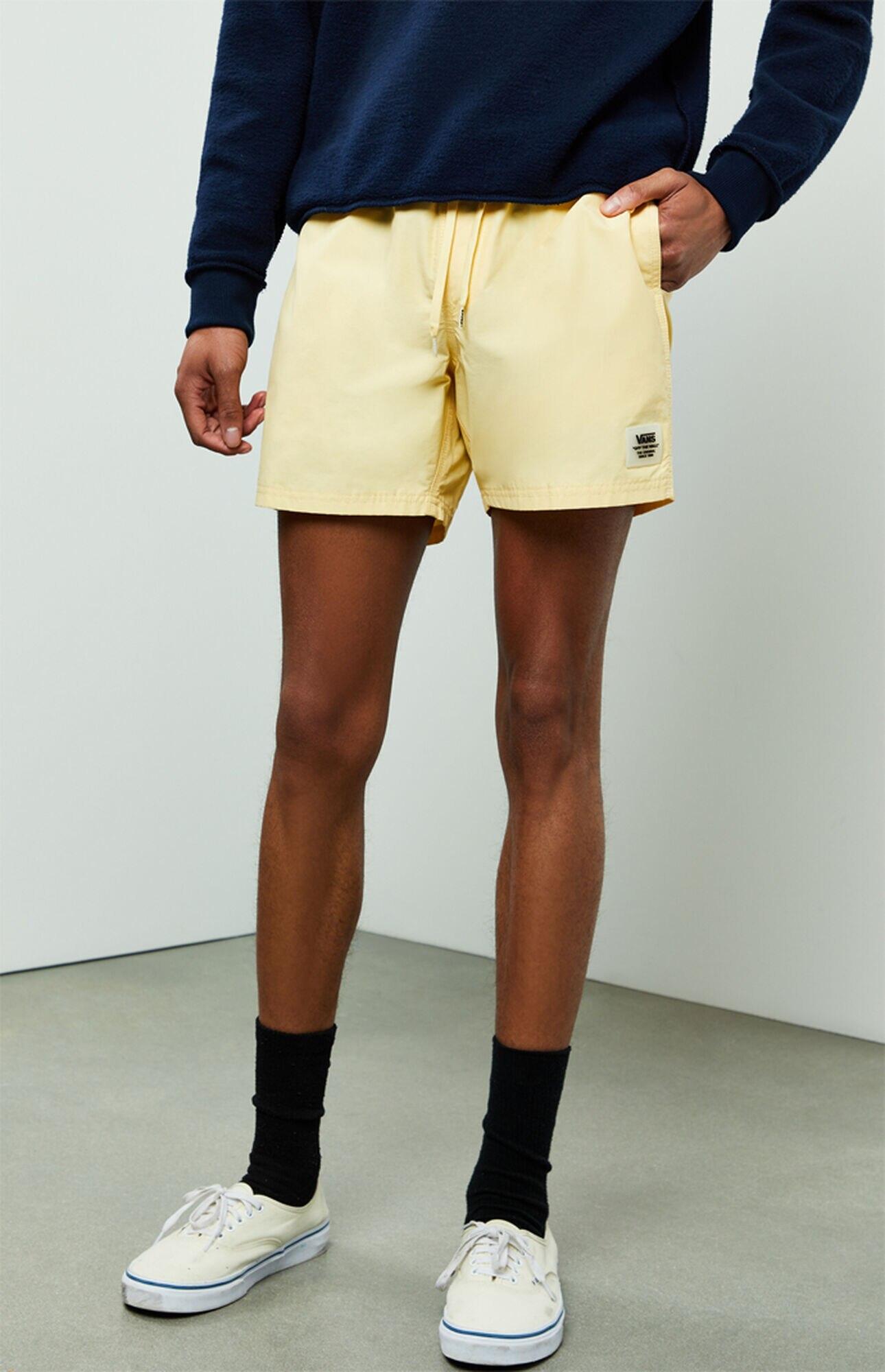 yellow vans shorts