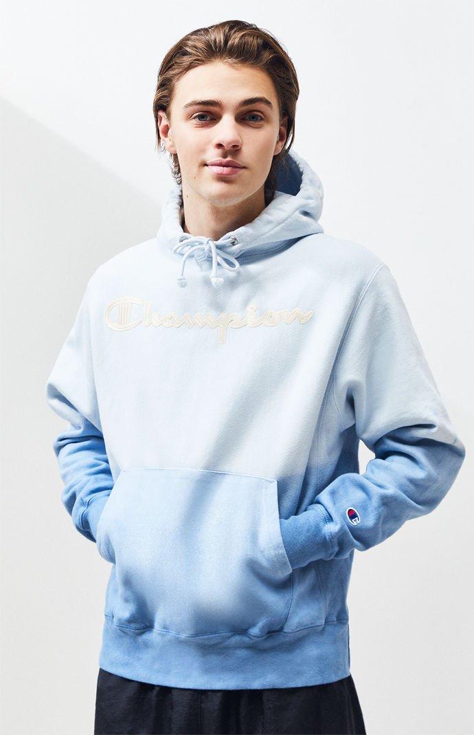 champion reverse weave dip dye hoodie