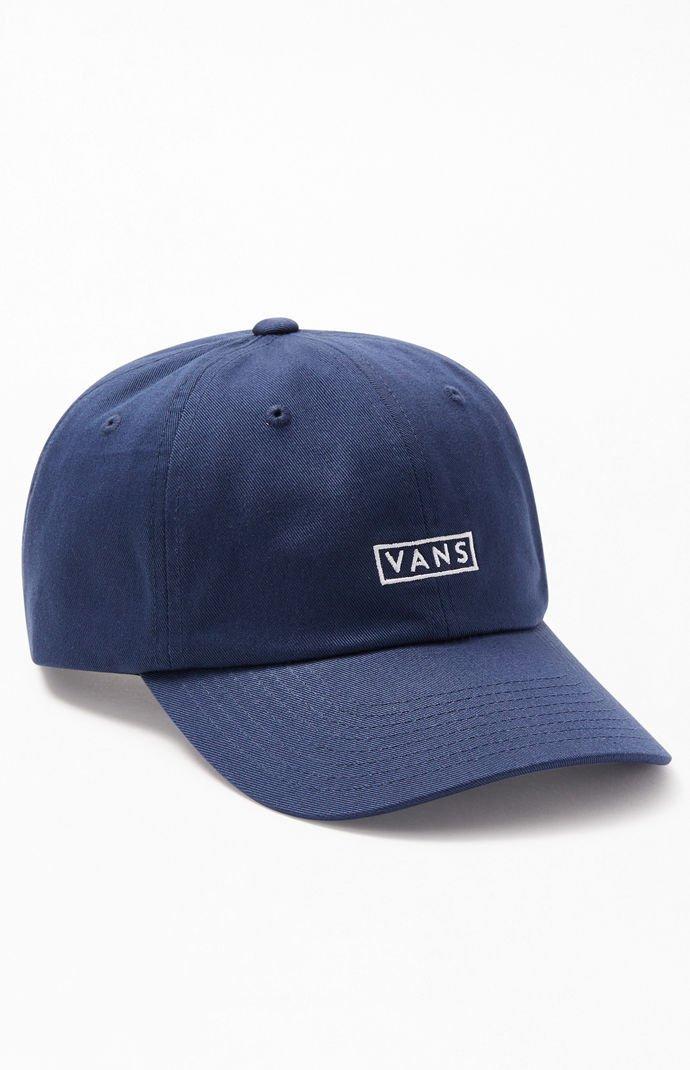 Vans Navy Strapback Dad Hat Blue for Men - Lyst