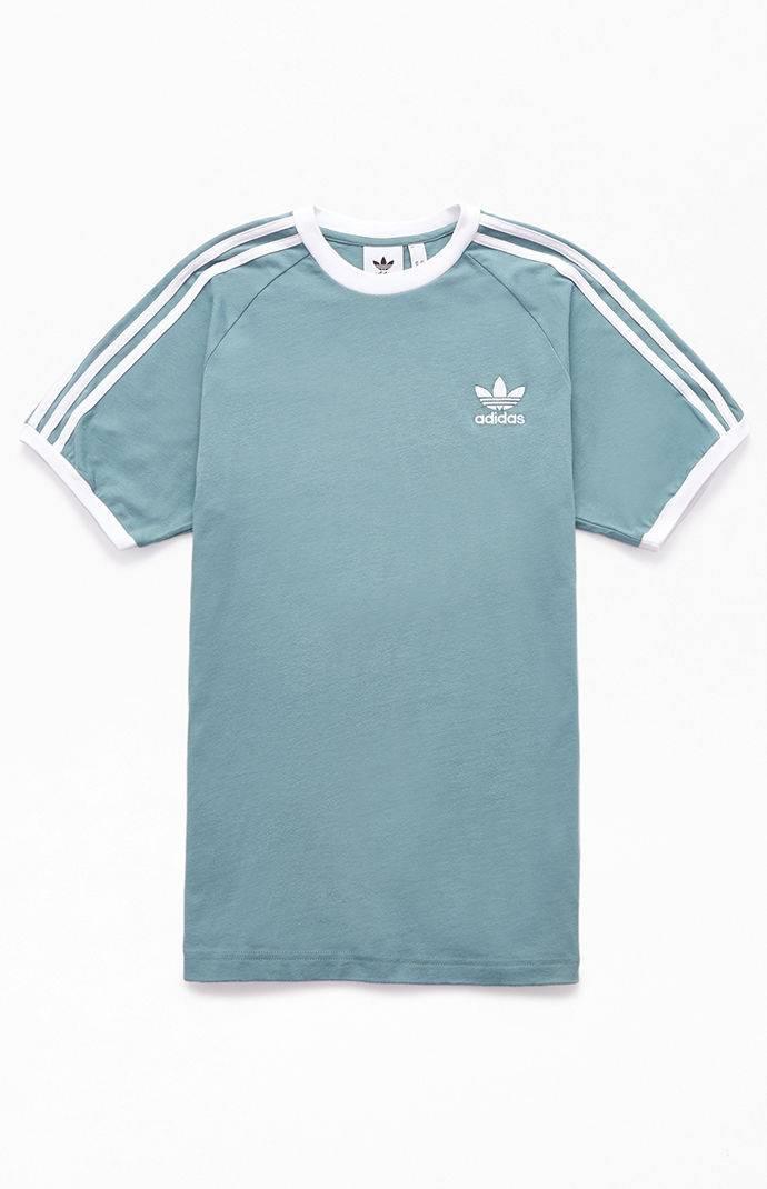 adidas blue and white t shirt