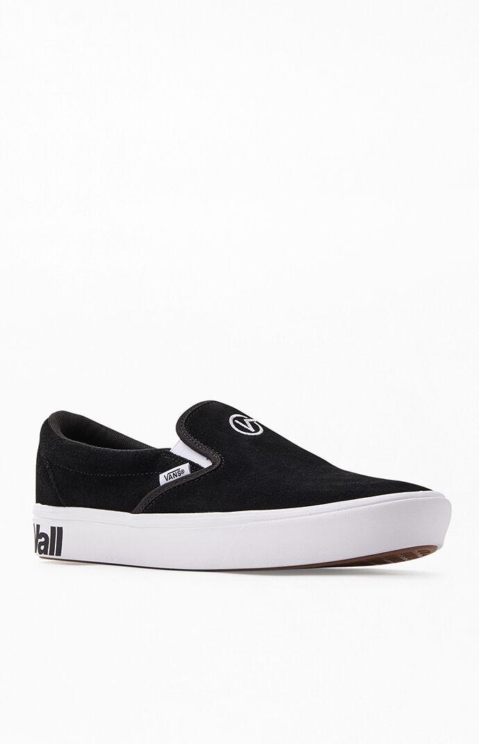 vans comfycush distort slip on