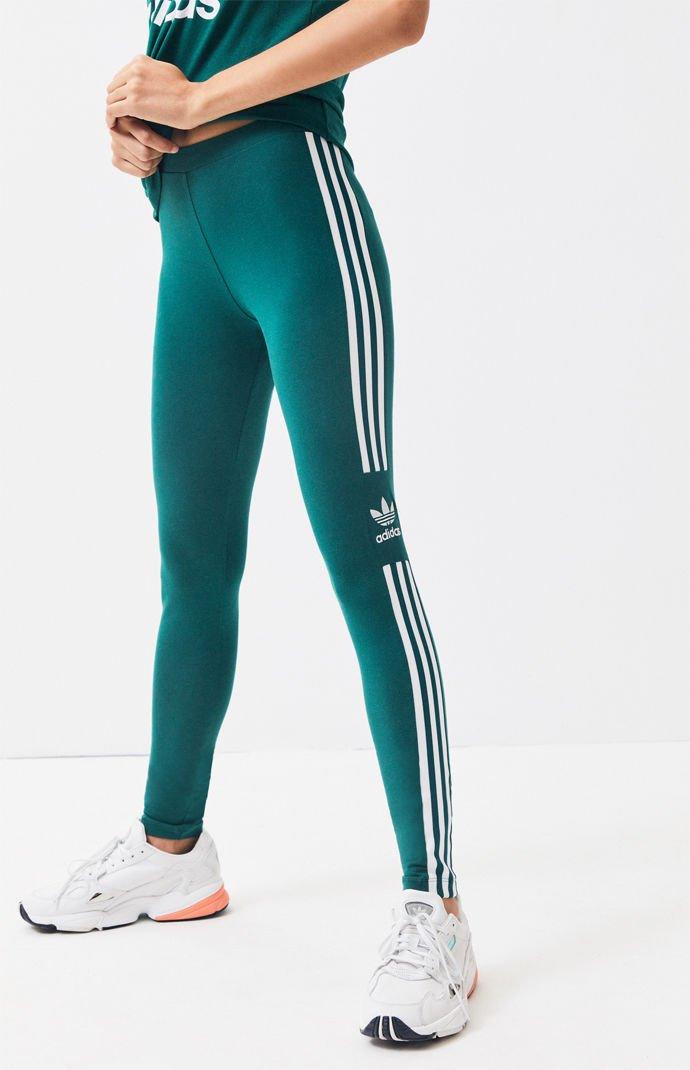 green adidas leggins