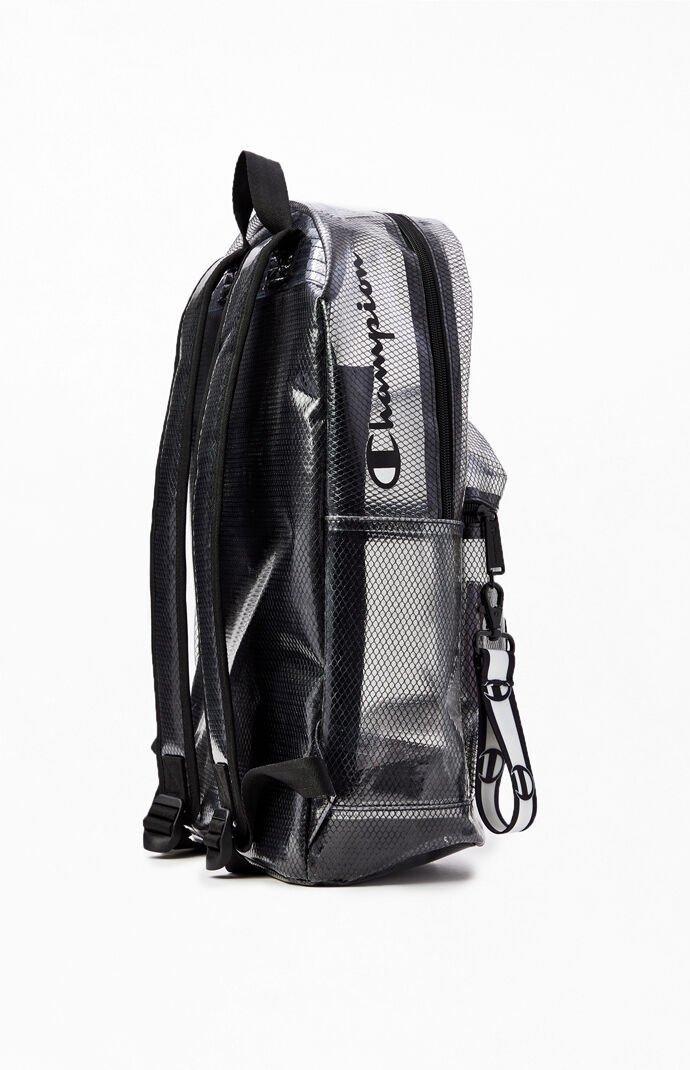 Champion Supercize Clear Black Backpack Transparent 