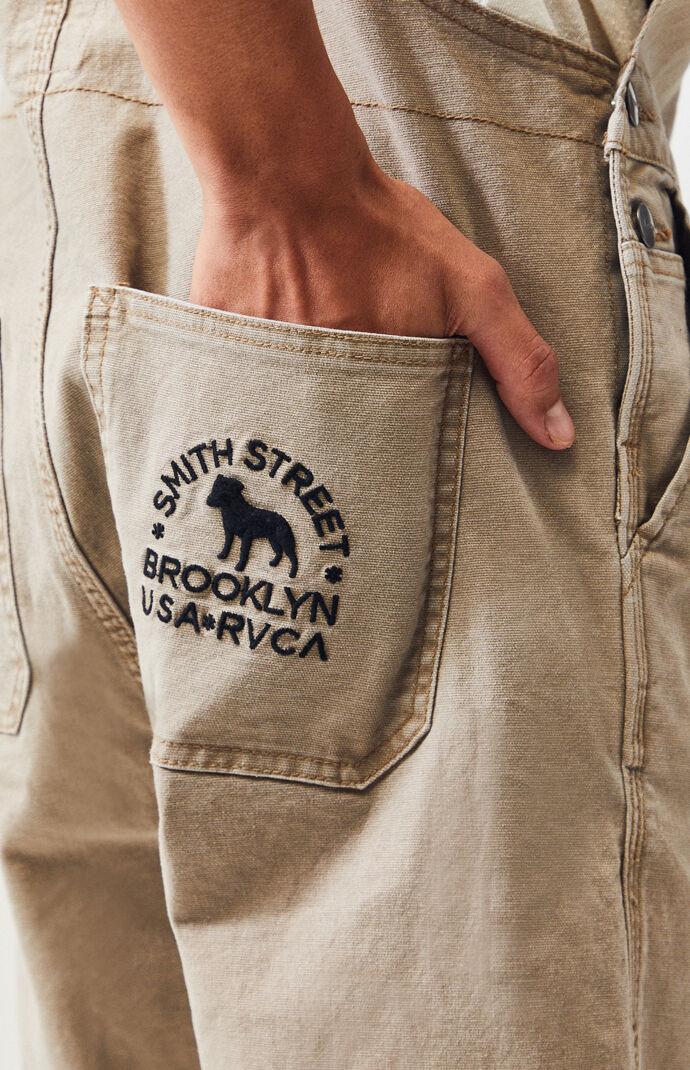 RVCA X Smith Street Overalls in Natural for Men | Lyst