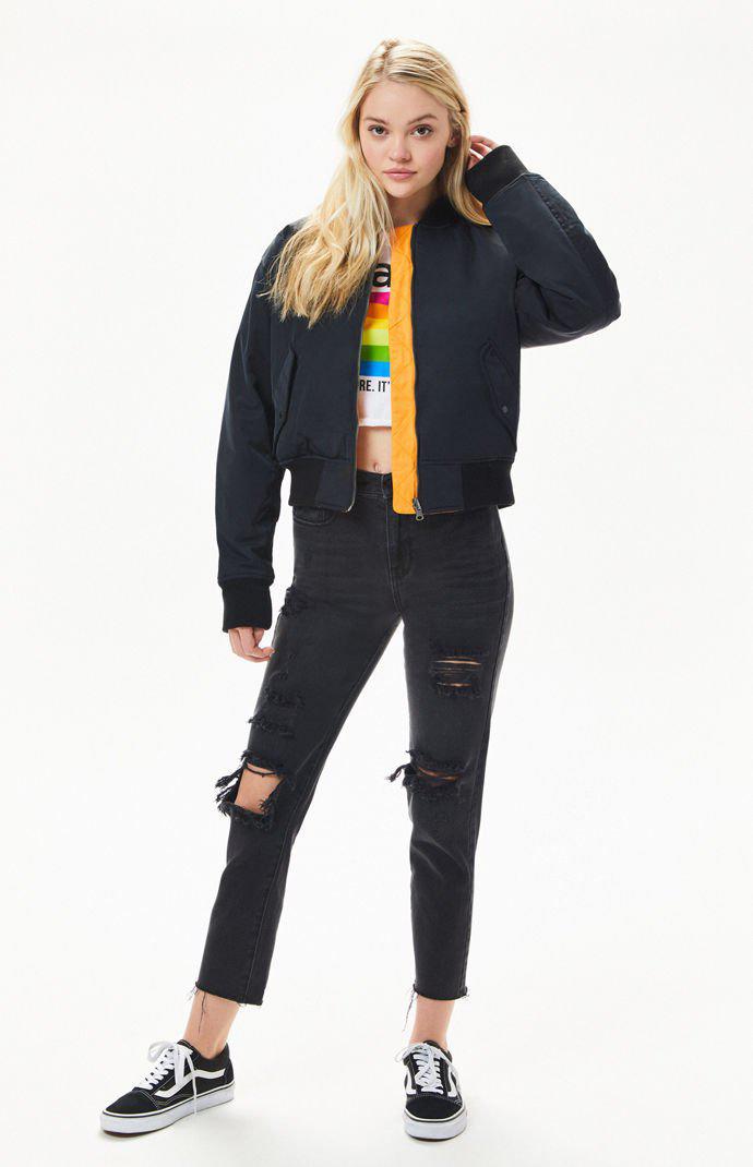 vans reversible bomber jacket