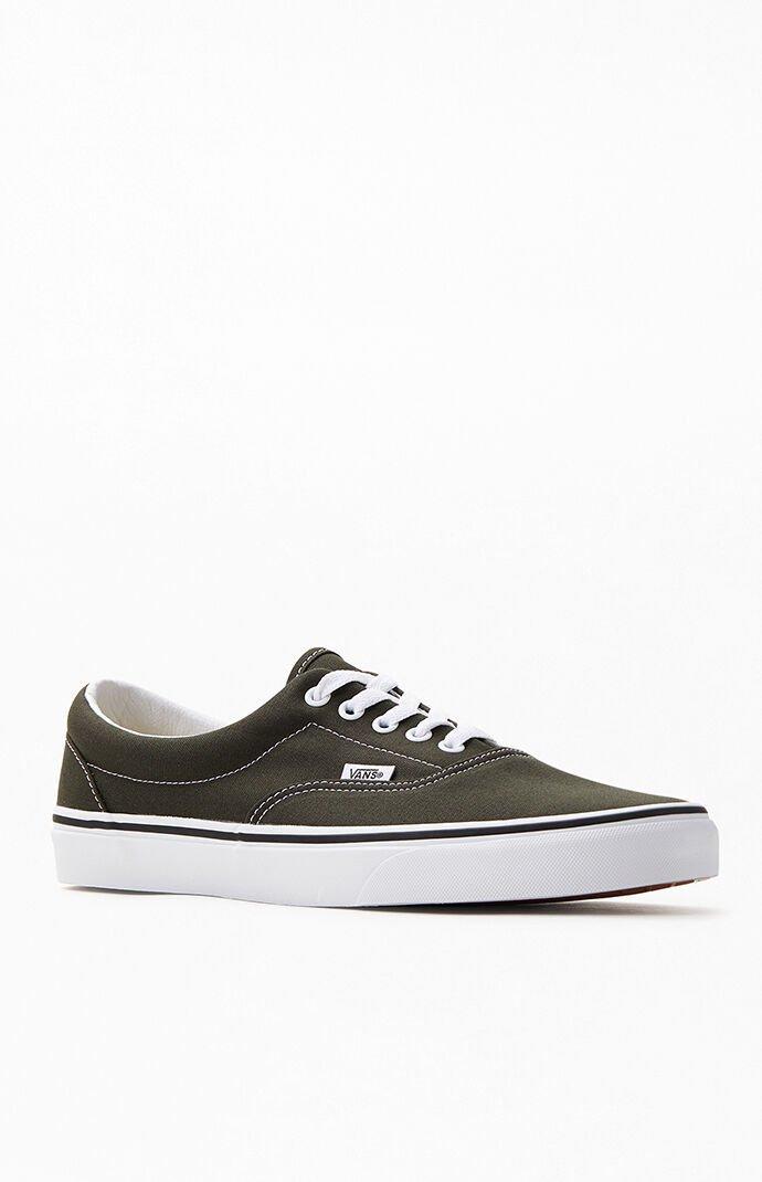 forest green vans shoes