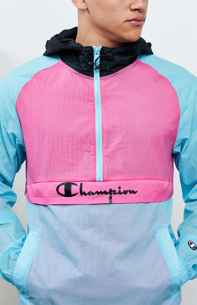 champion colorblock windbreaker