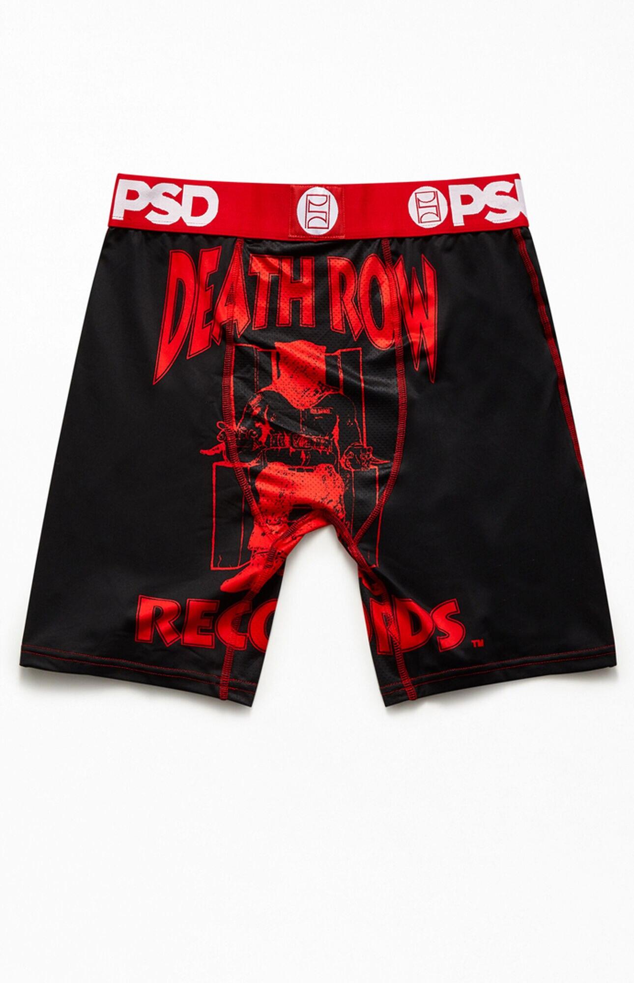 Download Psd Underwear Synthetic Death Row Boxer Briefs In Black Red Red For Men Lyst