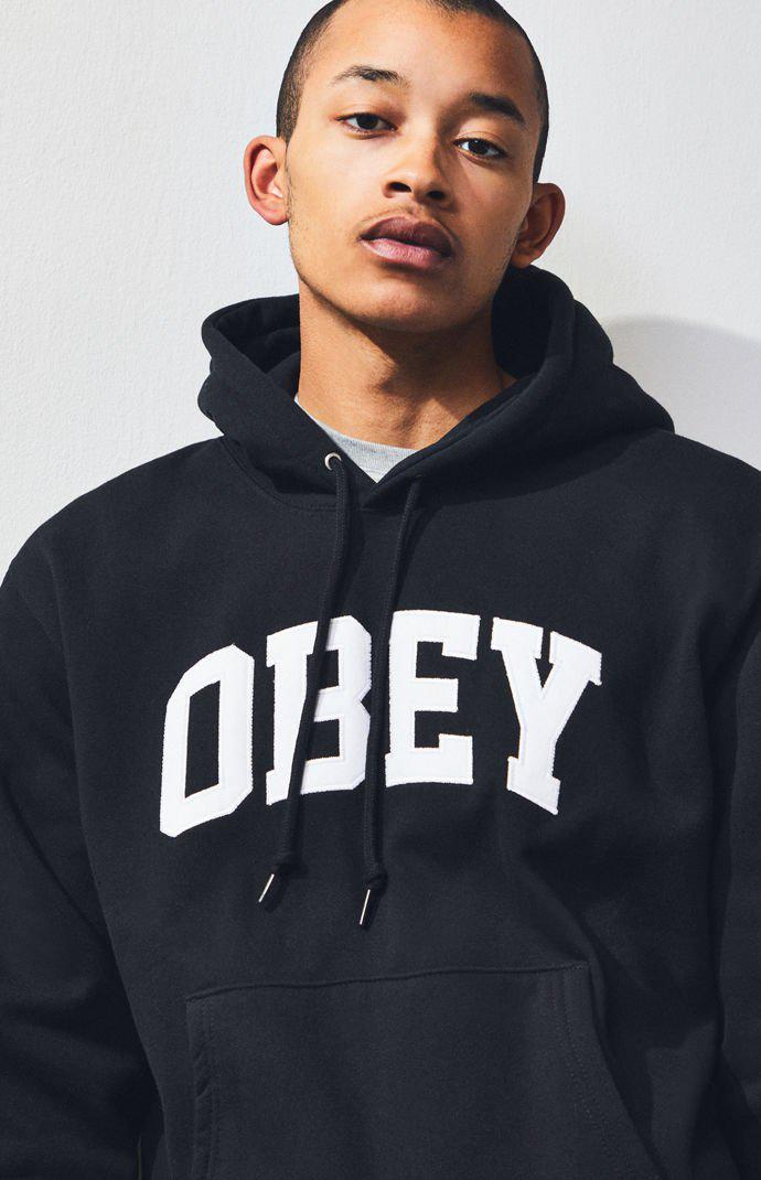 obey collegiate hoodie