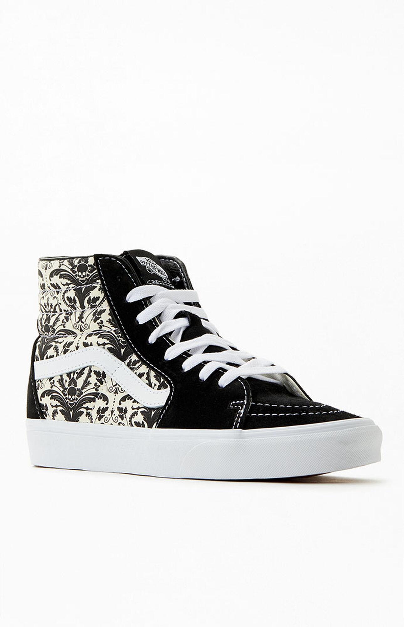 Vans Sk8hi Skull High Top Sneakers in Black Lyst