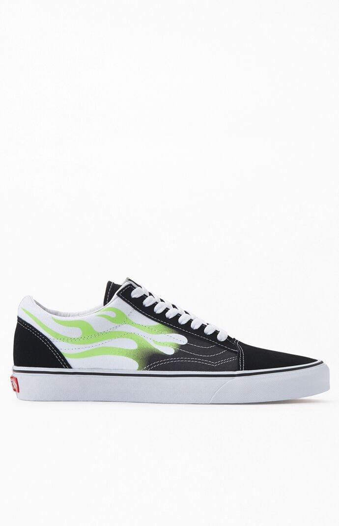 vans flame old skool shoes