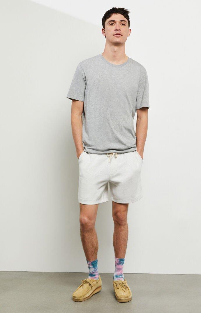 PacSun White Heather Fleece Volley 