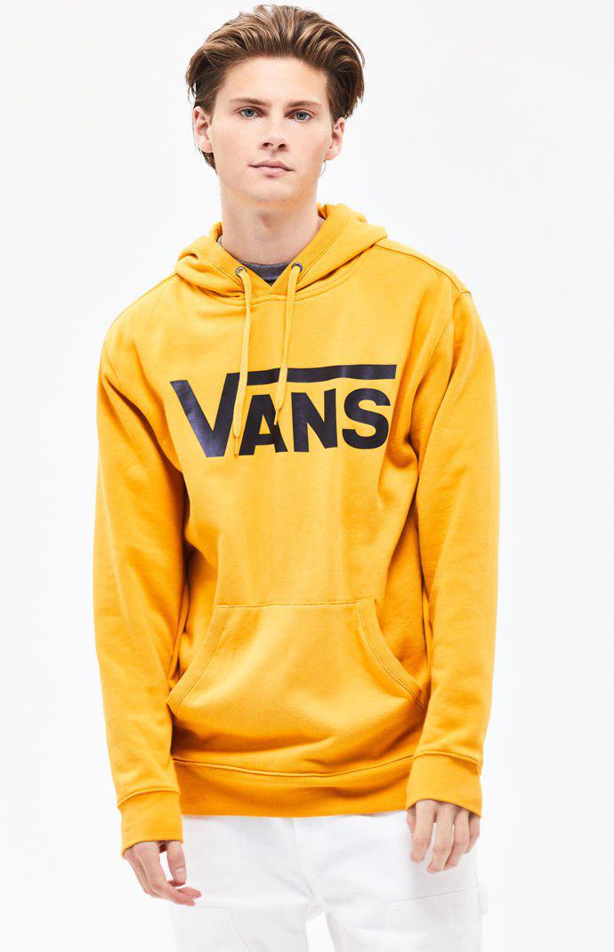 vans gold hoodie
