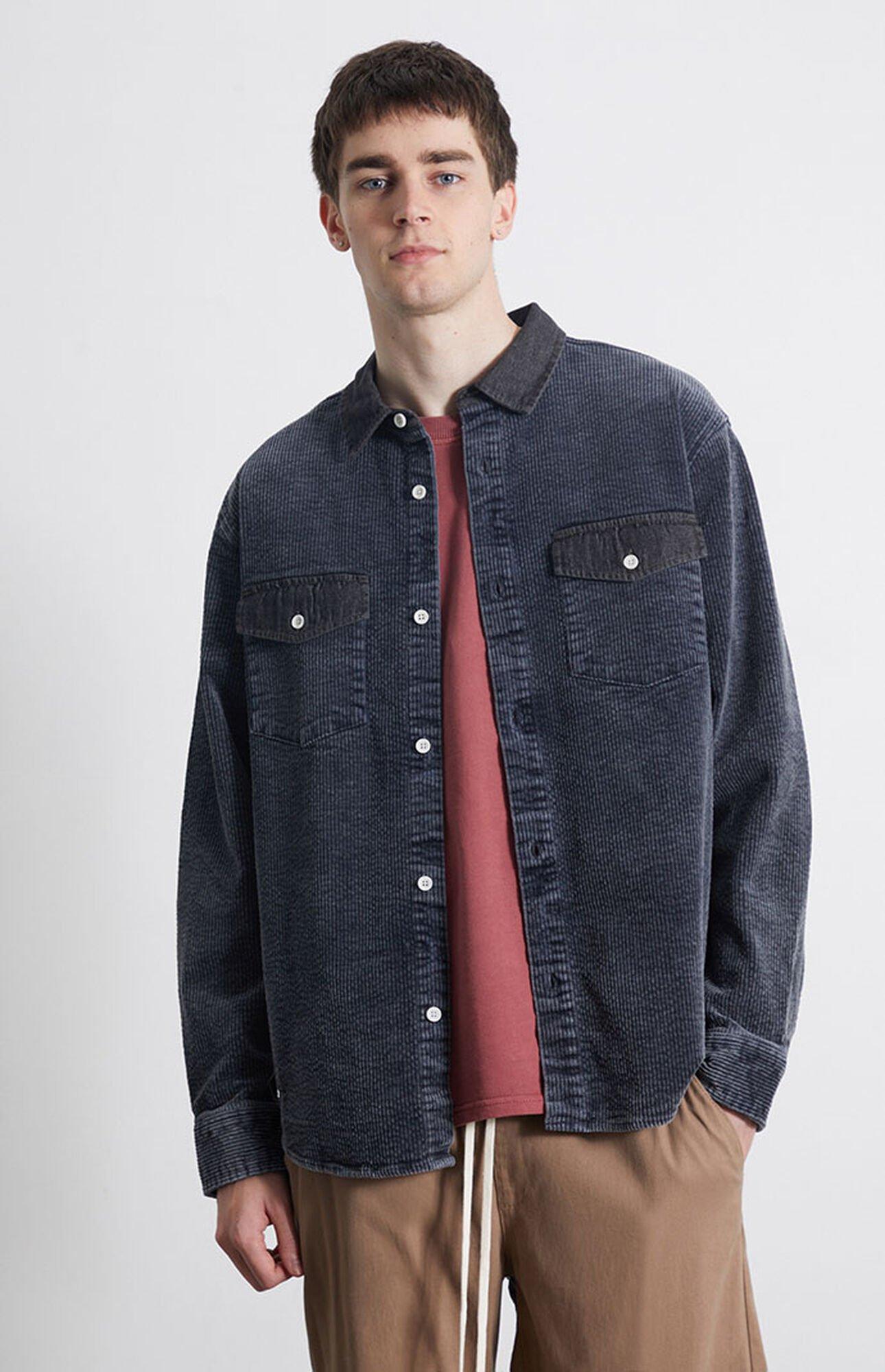 PacSun Corduroy Shacket in Blue for Men | Lyst