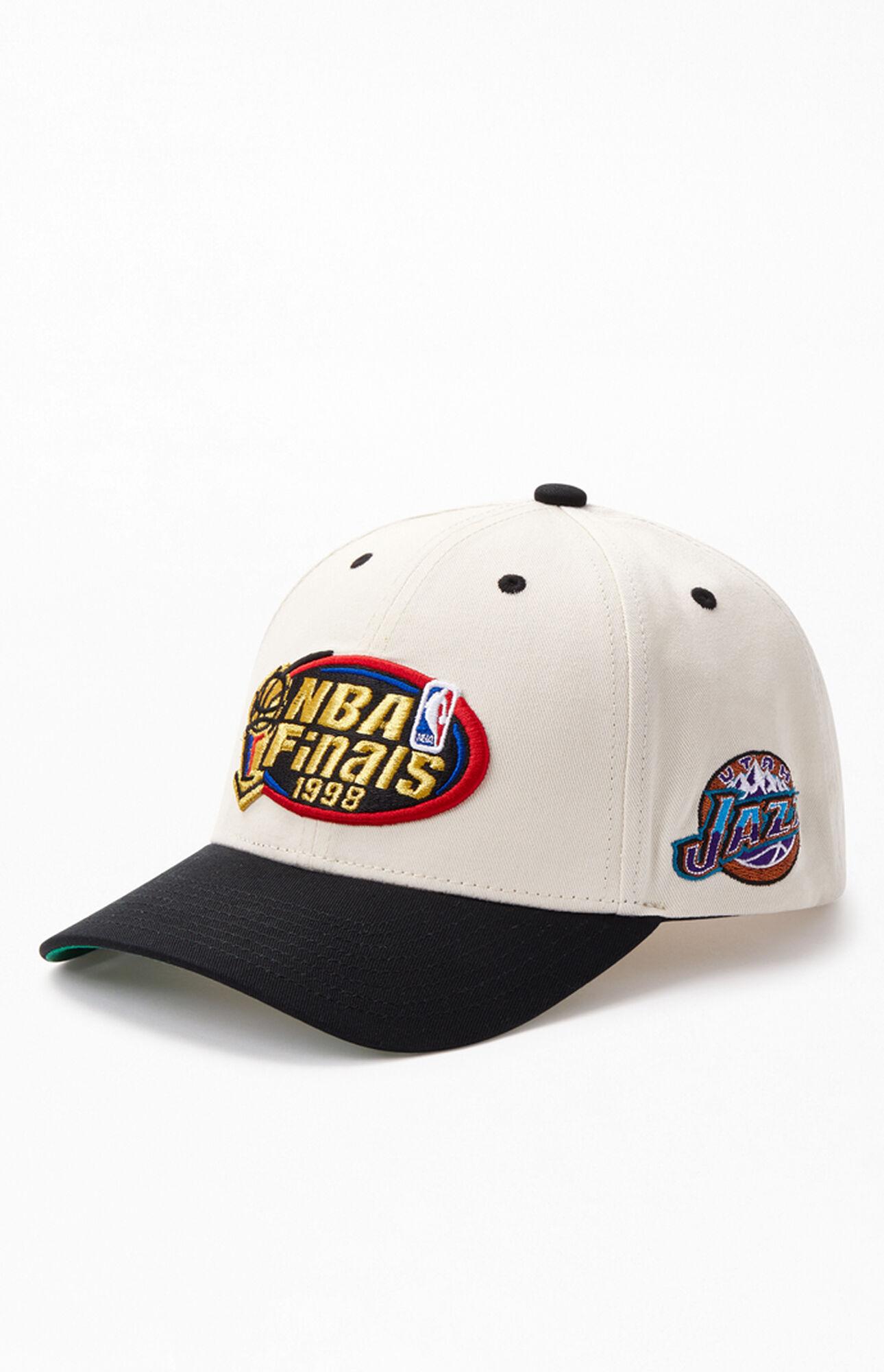 white nba finals hat