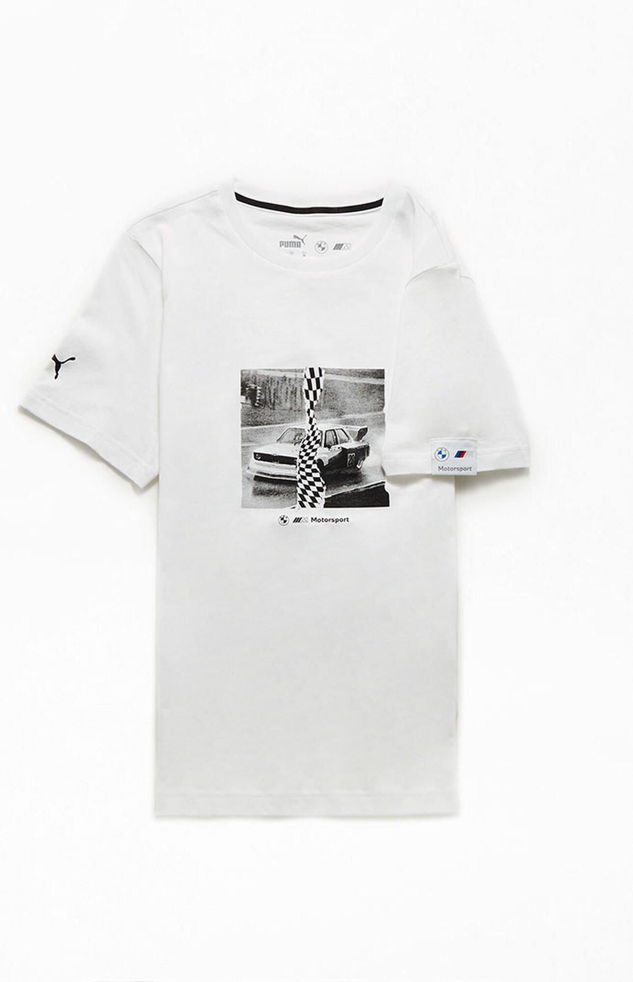 PUMA Bmw Motorsport Car Graphic T-shirt in White for Men | Lyst