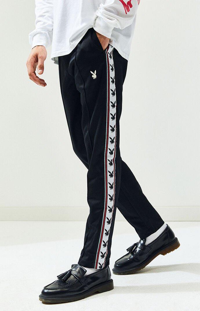 PacSun X Playboy Taped Tricot Track Pants in Black for Men - Lyst