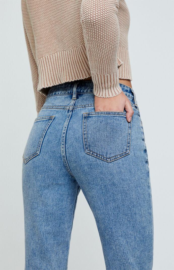 pacsun lexie blue mom jeans