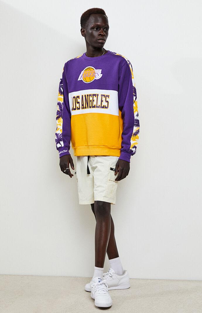 lakers crew neck sweatshirt