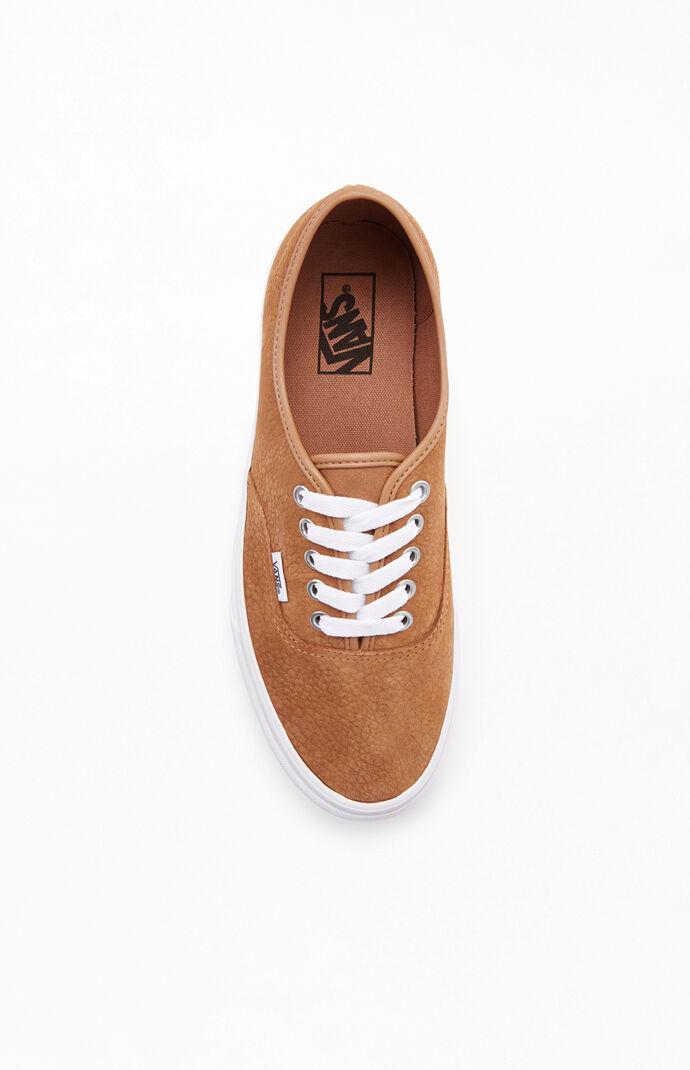 Vans Os Grain Leather Authentic Shoes in Camel (Brown) for Men | Lyst