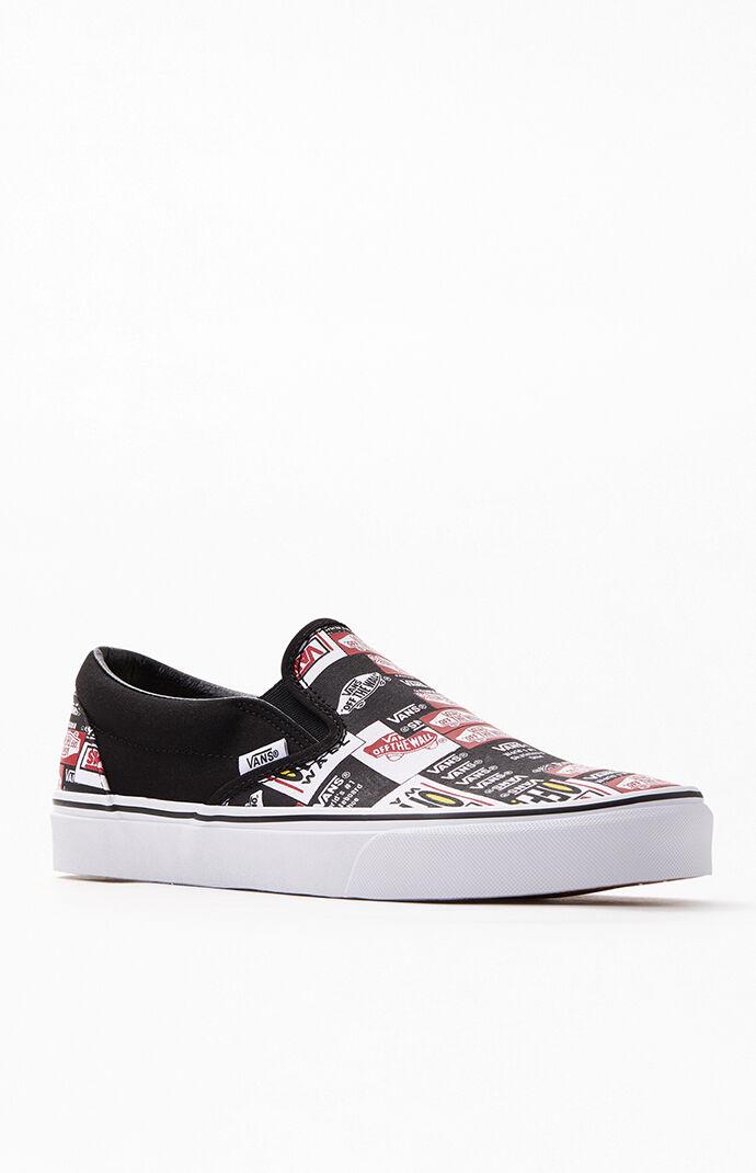 vans label mix slip on