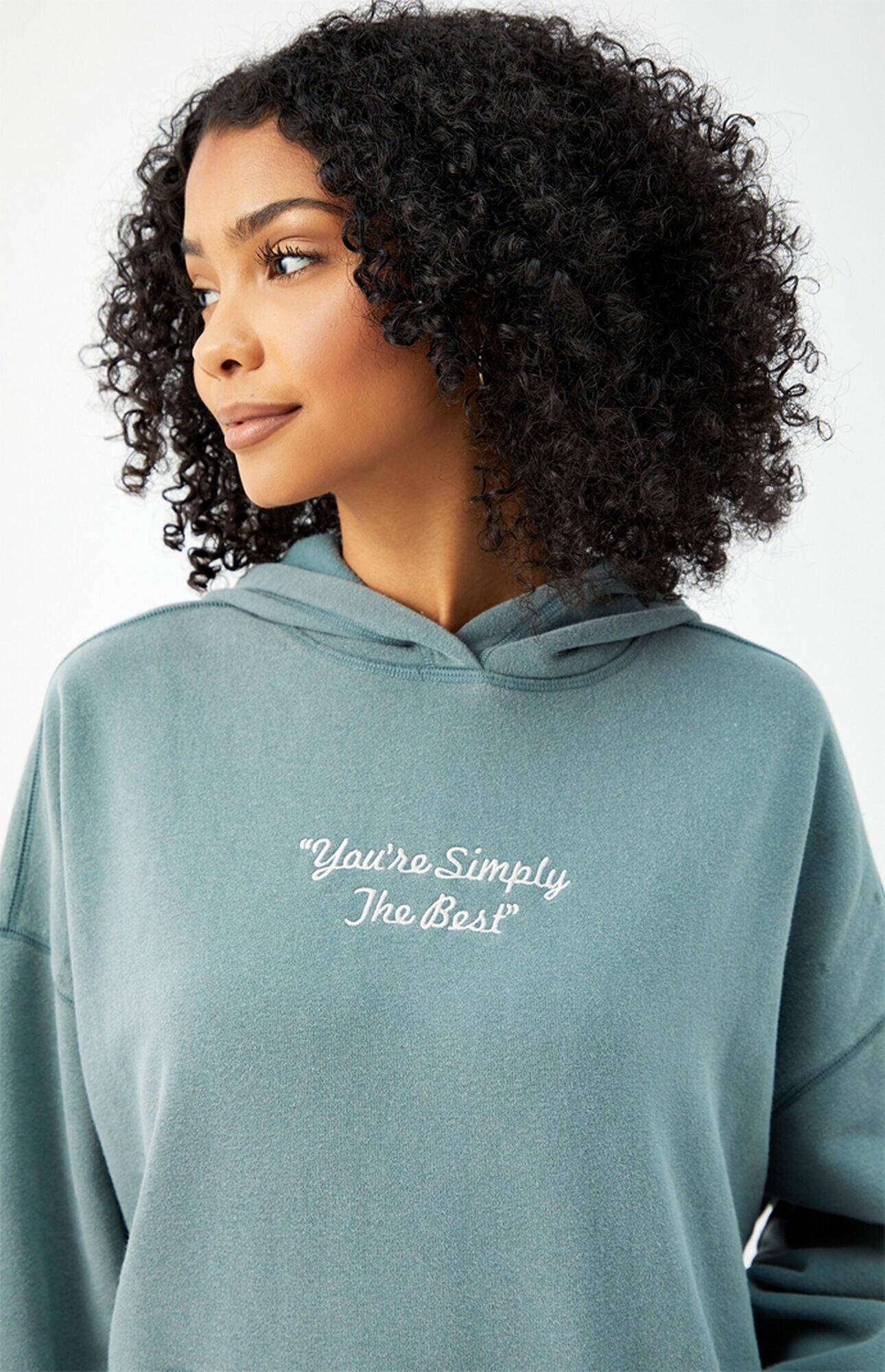 PacSun You're Simply The Best Hoodie in Blue - Lyst