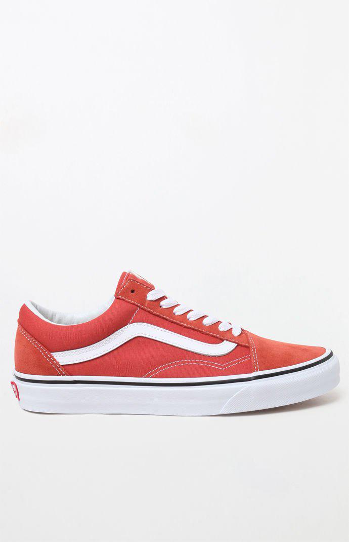 burnt orange vans old skool