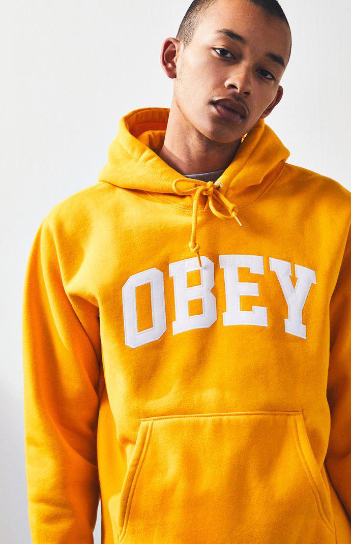 obey collegiate hoodie