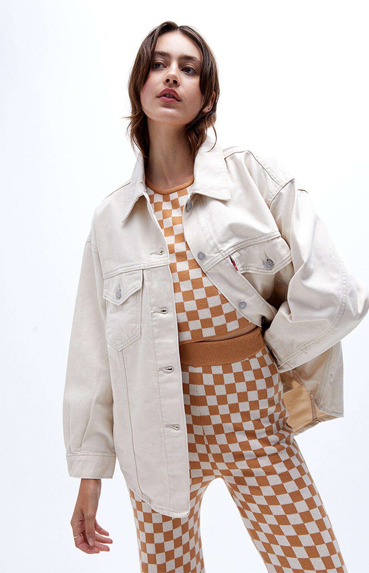 off white denim shirt