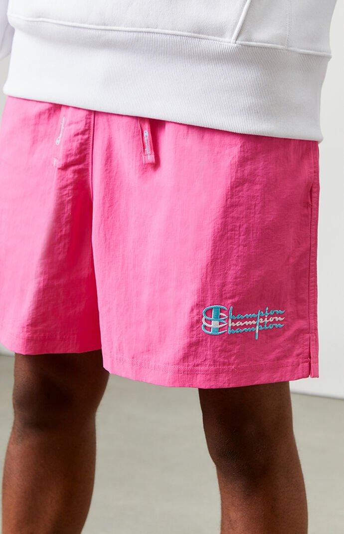 pink champion shorts