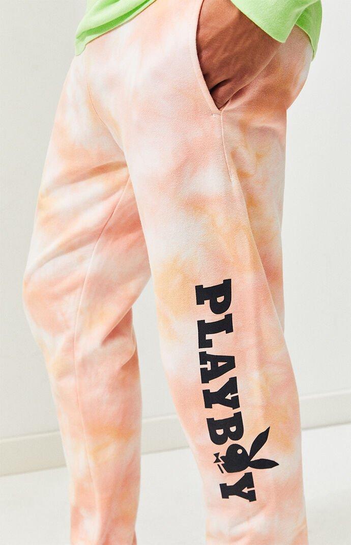 Playboy Sweatpants Womens Tie Dye 