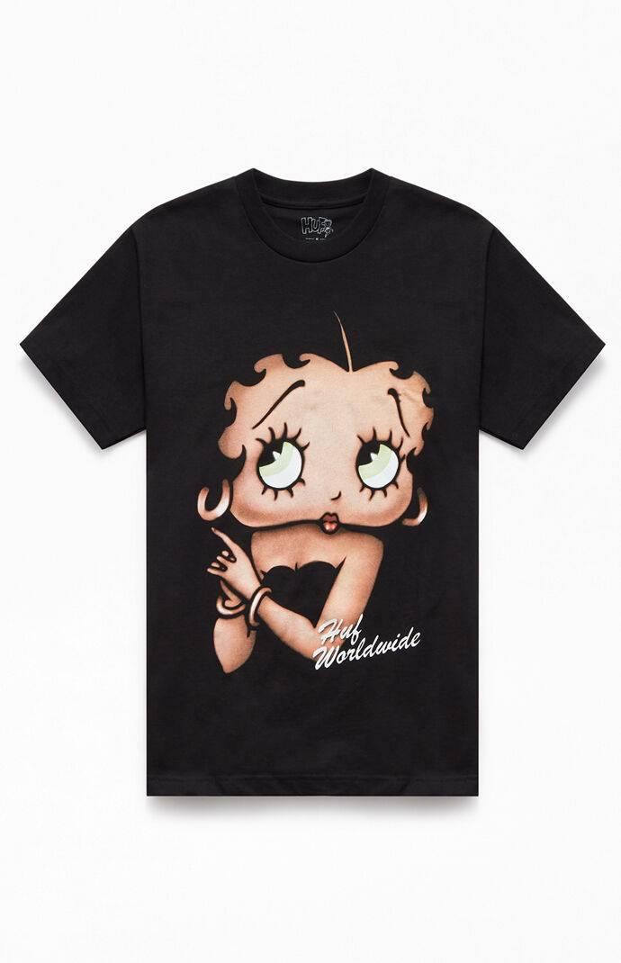 Huf X Betty Boop Cigar Mens T-shirt in 