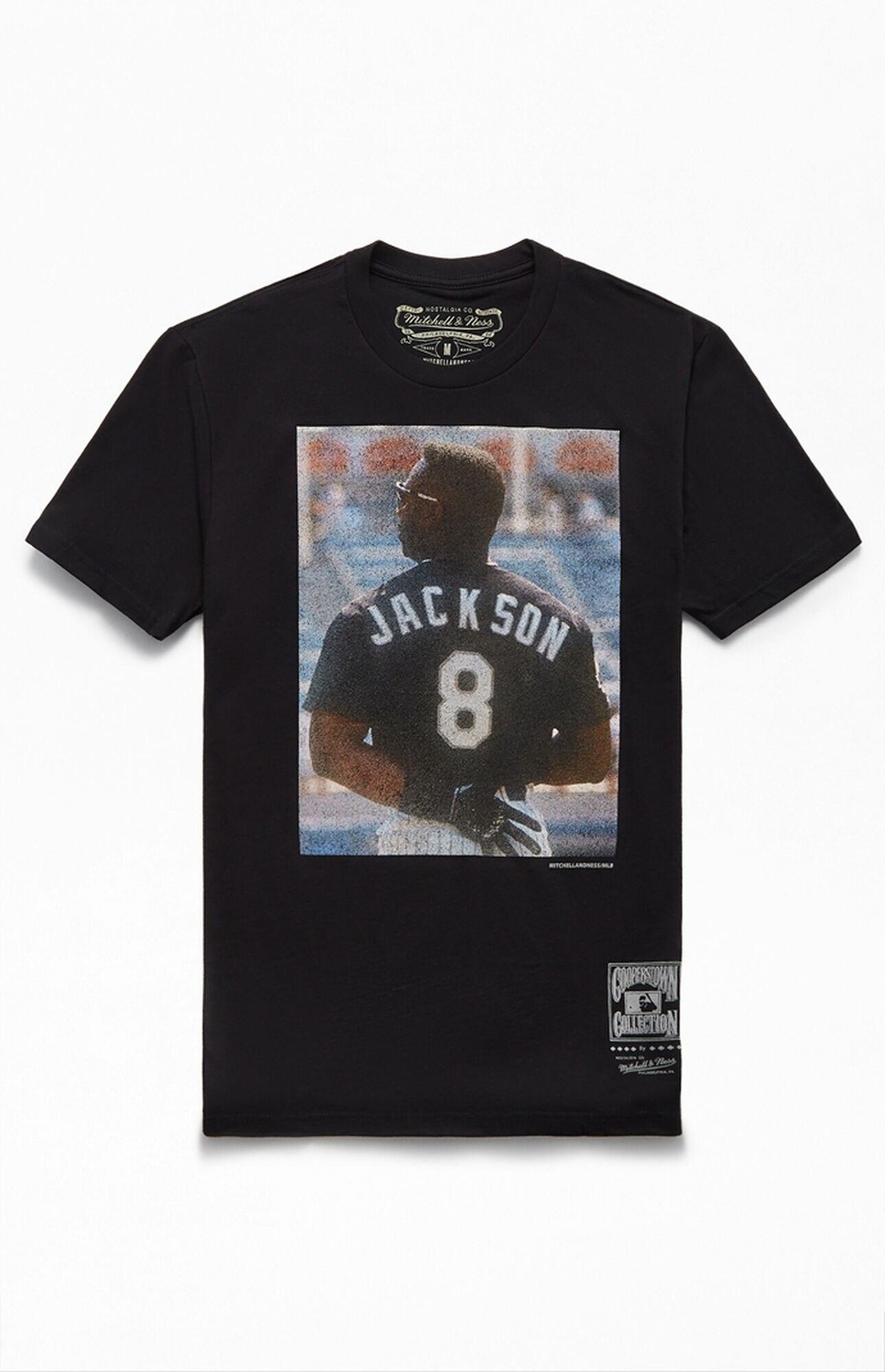 Mitchell & Ness Bo Jackson T-shirt in Black for Men | Lyst