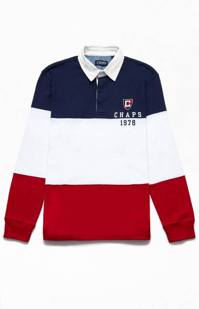 chaps long sleeve polo shirts