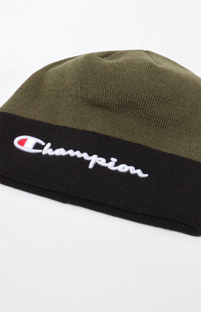 champion beanie green