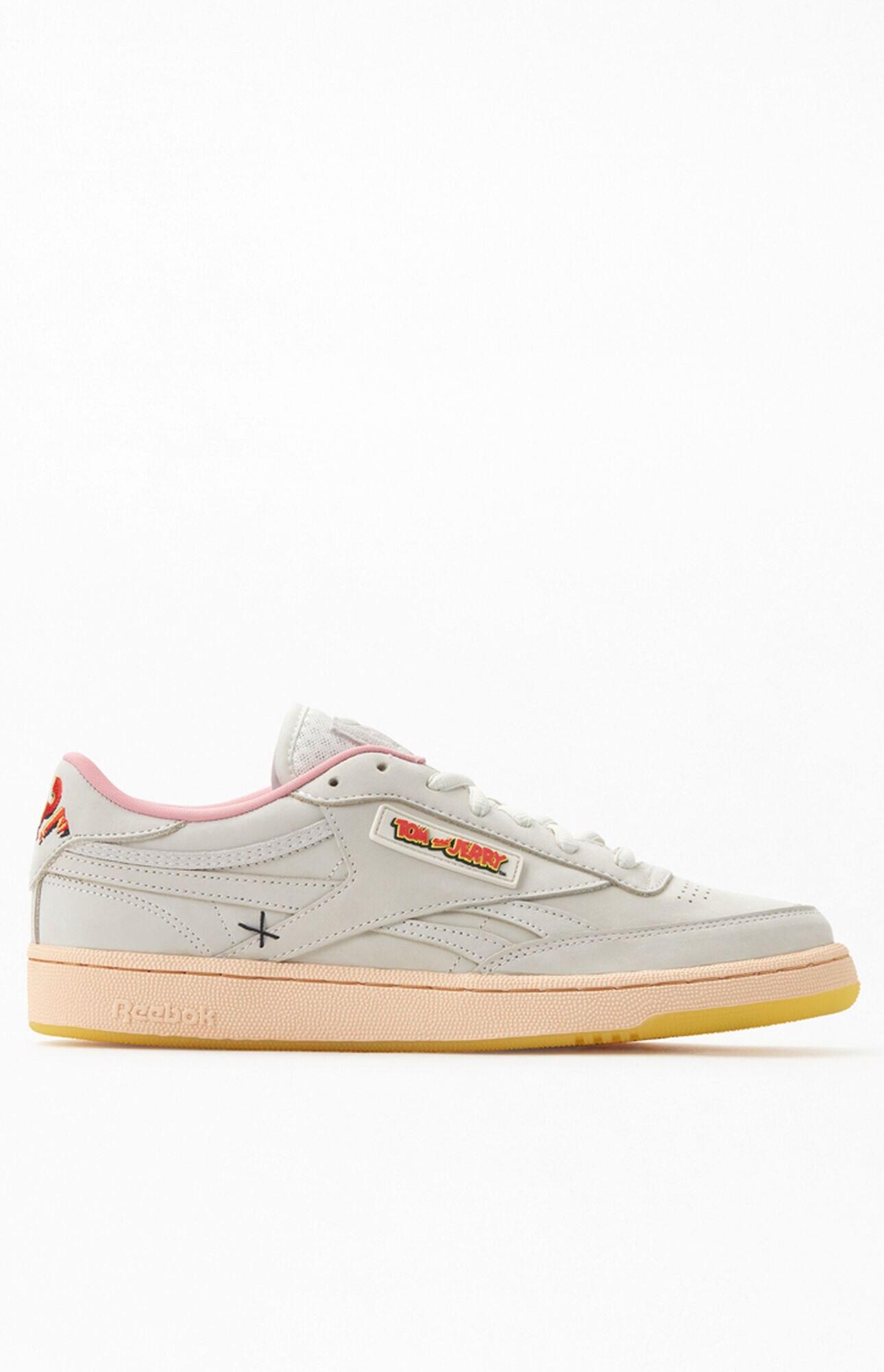 Reebok X Tom & Jerry Off White Club C 85 Shoes for Men | Lyst