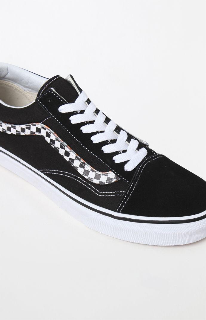 vans old skool sidestripe v black