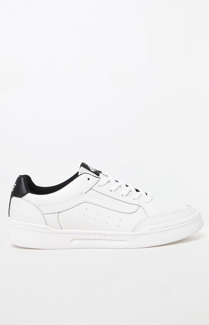Vans Leather Sporty Highland Shoes in White/Black (White) for Men - Lyst