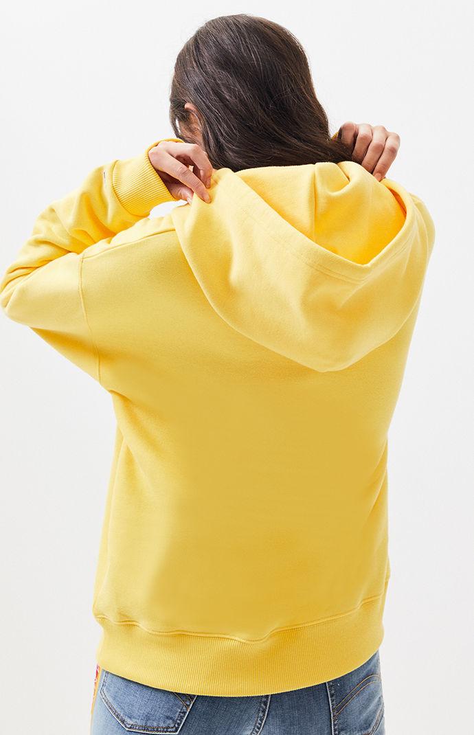 Tommy Hilfiger Denim Classic Logo Hoodie Yellow | Lyst