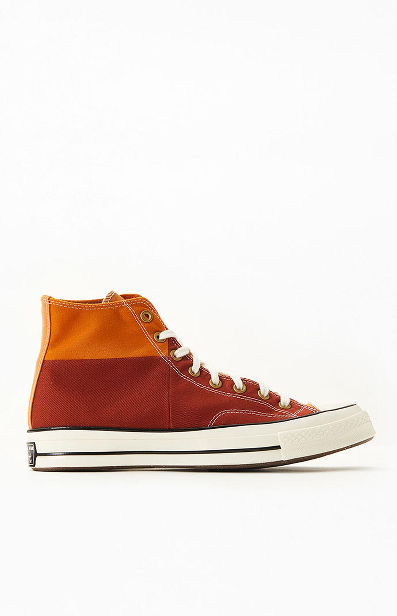 Converse Chuck 70 Mixed Desert High Top Shoes in Orange for Men | Lyst