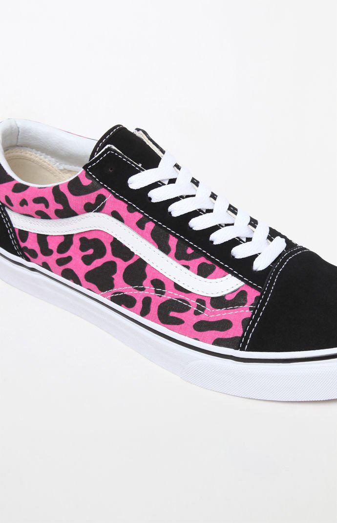 vans pink leopard